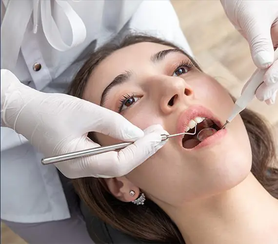 Flexible extension dental package